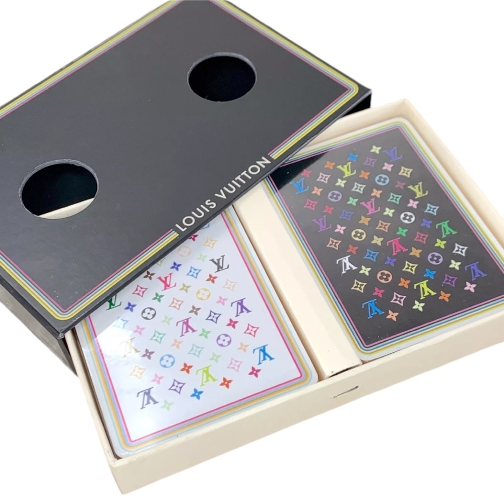 Louis Vuitton UNOPENED Takashi Murakami Set of Playing Card Multicolor Rare